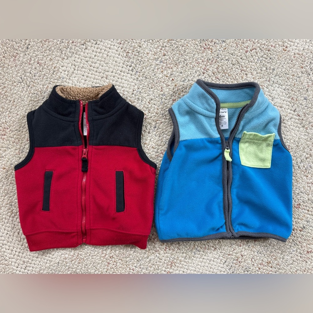 Carter's Fleece Baby Vest - Soft Lightweight Layer